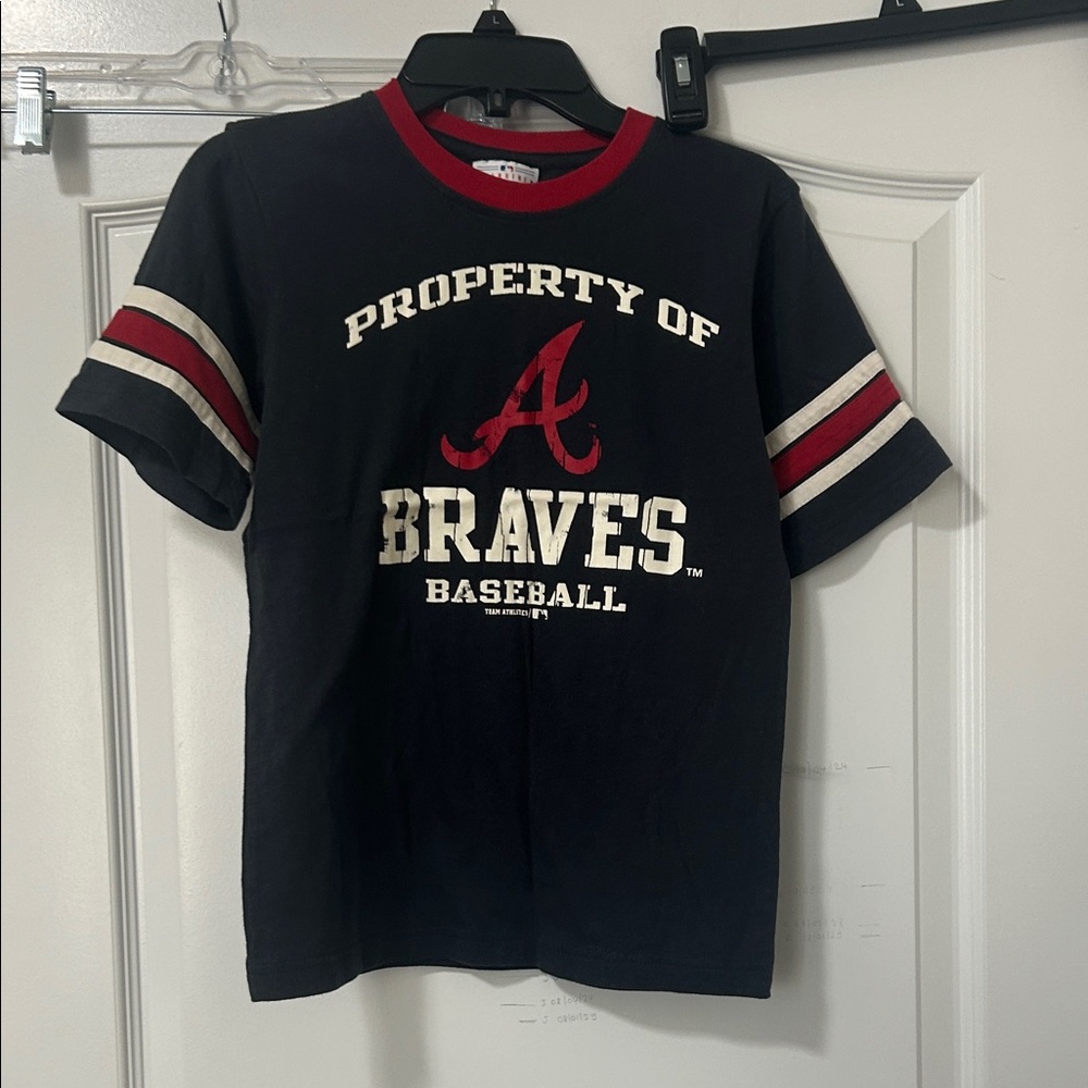 Genuine Merchandise Braves Tee - navy and Red